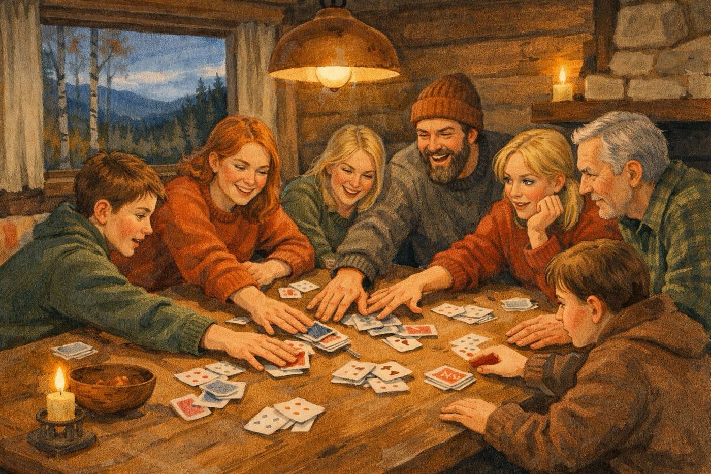Card games for 7 players