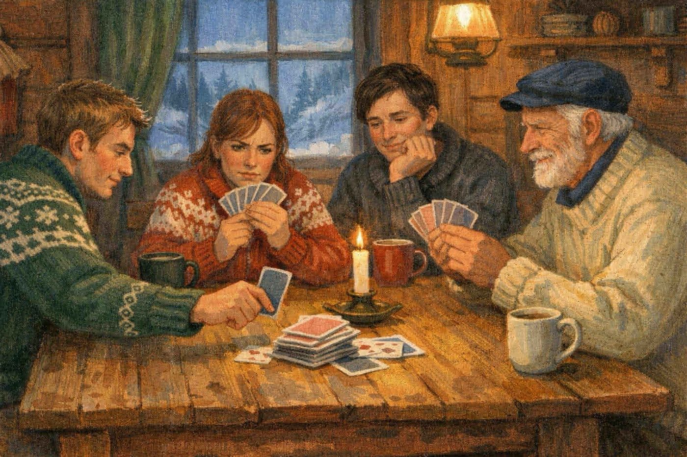 Playing a climbing card game