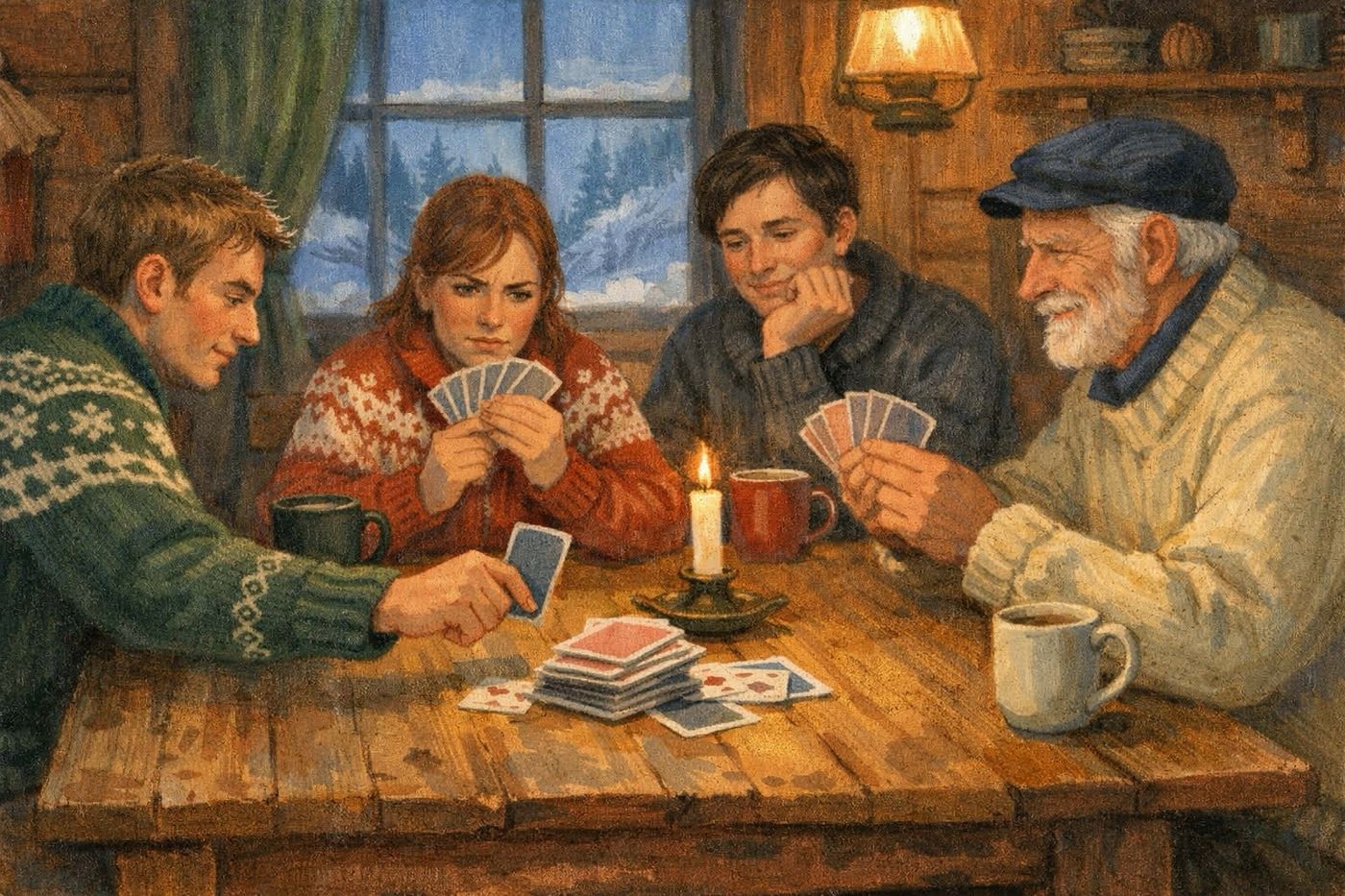 Playing a climbing card game