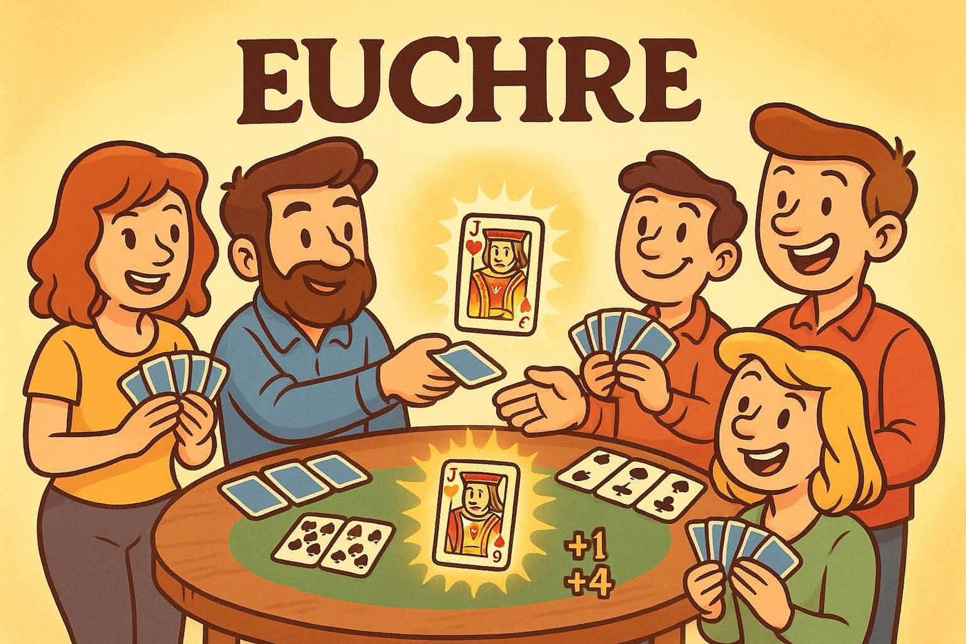 Illustration for Euchre: About the Game