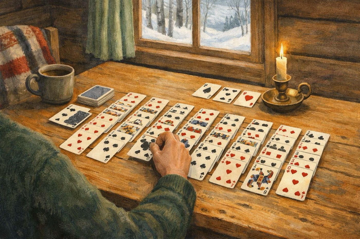 Illustration for Forty Thieves: About the Game