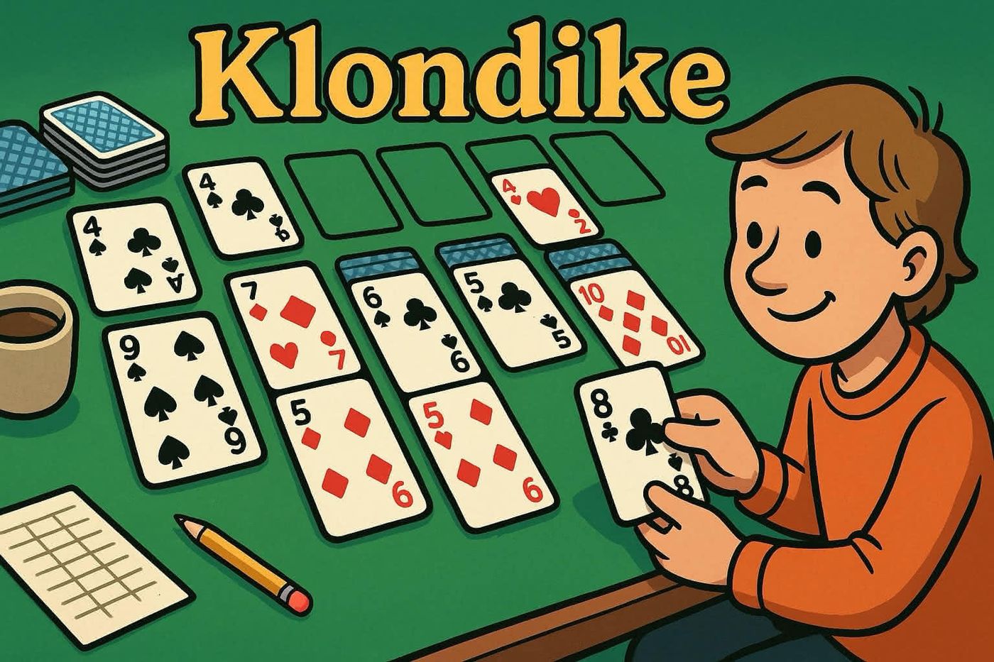 Illustration for Klondike: Game Rules