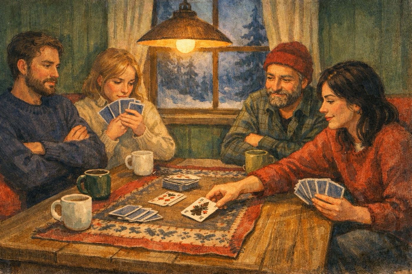 Playing trick-taking card games