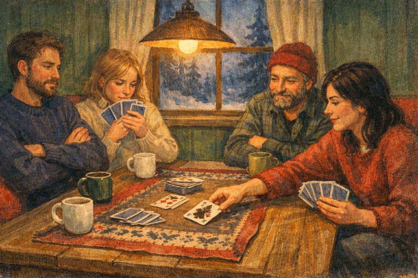 Playing trick-taking card games